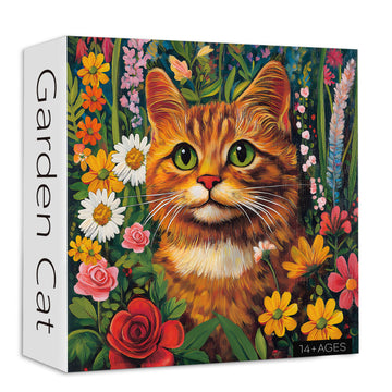 Garden Cat puzzle puzzle 1000 pezzi